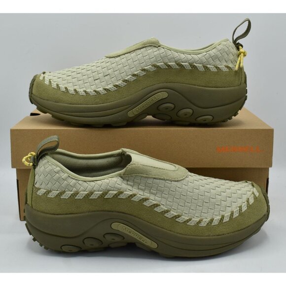 Merrell Mens Size 11 Jungle Moc EVO Woven SE Willow Green Slip On Loafers Shoes main image 10
